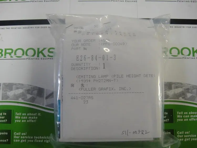 Used HAMADA E26-84-01-3 Photoelectric Sensors North Carolina US | BROOKS PRINTING EQUIPMENT #1140260