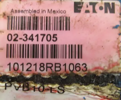 NEW EATON 02-341705 HYDRAULIC PUMP PVB10-LS 02341705