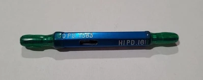 6-32 UNC-2B S.T.I. GO & NO GO Thread Plug Gage GO P.D. .1583 & NOGO .1611