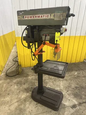 20" POWERMATIC MODEL #1200 VERTICAL SINGLE SPINDLE DRILL PRESS: YOBRO #23859