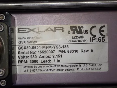 Used EXLAR GSX300601MFMYS3138 Linear Actuators Ohio US | HGR 24 #737674
