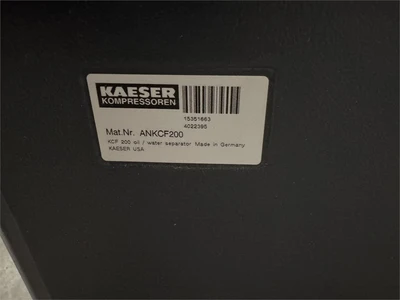 Used 2022 KAESER "KCF 200" Oil Separators Texas US | MachineryMax #1486573