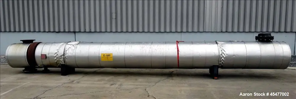 Used Heat Transfer Systems U-Tube Shell & Tube Heat Exchanger – 2,858 Sq. Ft., Carbon Steel