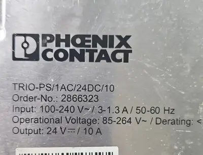 Phoenix Contact PS1AC24DC10 Power Supply. Loc 4E-18