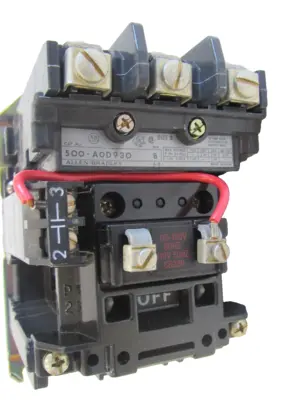 ALLEN BRADLEY 500-AOD930 CONTACTOR SER.B 500AOD930 NEW, SURPLUS