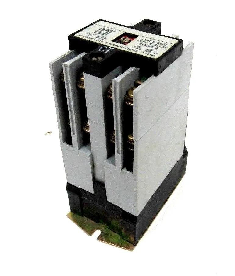 USED SQUARE D 8501-X-80 CONTROL RELAY 8501XO80 8501-X0-80