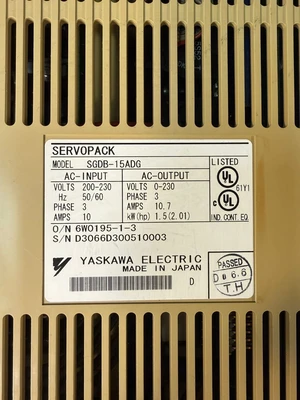 Yaskawa SGDB-15ADG Servopack (1.5.4)