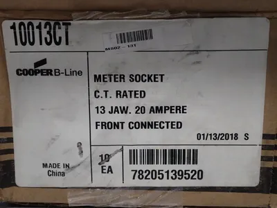 New | in-Stock COOPER BLINE 10013CT Misc Electrical & Power Parts Ohio US | HGR 24 #754870