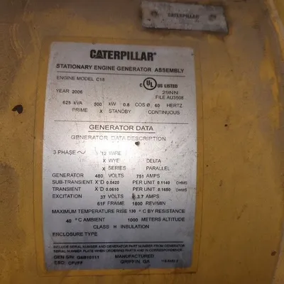 2006 CATERPILLAR C15 Generators | MD Equipment Services LLC (5)