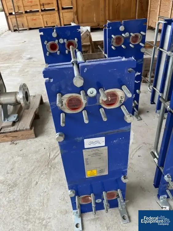 New | in-Stock Alfa Laval 48 Sq Ft Alfa Laval Plate Heat Exchanger, S/S, 150# Heat Exchangers Texas US | Federal Equipment Company #1337728