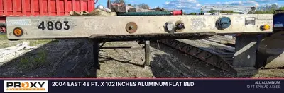 Used 2004 EAST 48 FT. X 102 INCHES ALUMINUM FLAT BED Flatbed Trailers Michigan US | Proxy Equipment #1388735