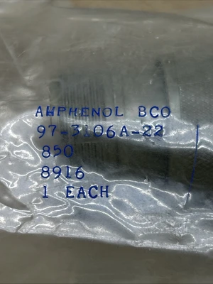 (11) Amphenol MS Military Connector Shell 97-3106A-22  NEW IN BAG Fast Shipping!