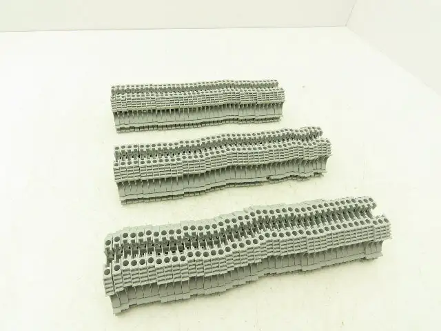 Allen Bradley 1492-J4 Feed-Through Terminal Block Gray 4mm Sq  Lot of 120