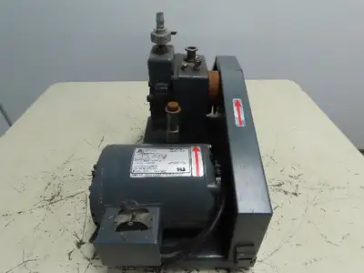 Welch 1400N ChemStar Belt Driven Vacuum Pump w/Elec Motor 1/3HP 1725RPM 1PH 115V