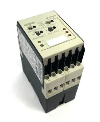 USED ABB ENTRELEC, SCHIELE PVN MECOTRON® PHASE MONITORING RELAY 3-PHASE SEQ.