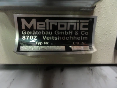 USED METRONIC 245000-01/00
