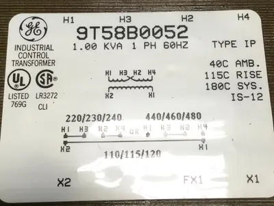 USED GENERAL ELECTRIC / GE 9T58B0052