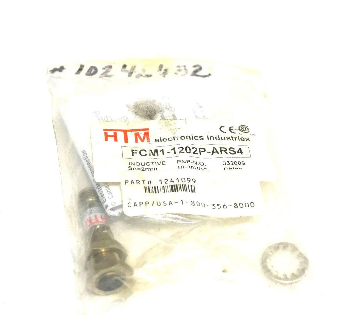 NEW HTM ELECTRONICS FCM1-1202P-ARS4 SENSOR FCM11202PARS4
