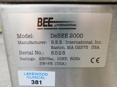 USED BEE INTERNATIONAL DEE BEE 2000