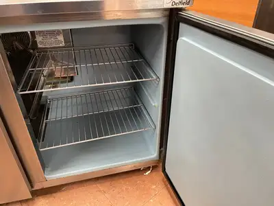 New | in-Stock Delfield Used Delfield UC4048P 48″ W Under counter Commercial Stainless Refrigerator 2 Door 115v Undercounter Refrigerators Illinois US | Falcon Restaurant Supply #1376368