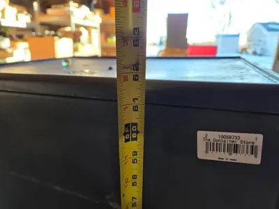 The Container Store Plastic Storage Drawers 62" Tall