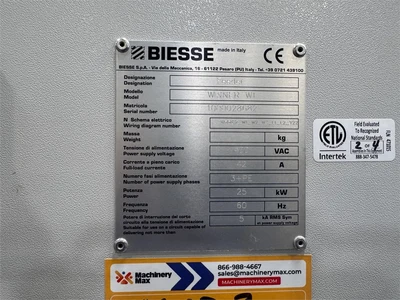 Used 2019 BIESSE "WINNER W1" Woodworking Handling Equipment California US | MachineryMax #1468873