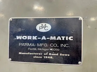 Used PARMA MFG CO. INC. WORKAMATIC Vertical Band Saws Ohio US | HGR 24 #1518903