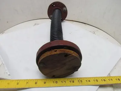 1-1/2x16" Flex Hose Teflon Helical Flared Thru Flanged 150# Ductile Iron Ends