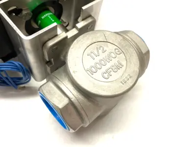 New | in-Stock MARWIN UT SERIES PNEUMATIC BALL VALVE ACTUATOR ASSEMBLY 1-1/2" 3-WAY Linear Actuators | Maverick Industrial Sales #1113083