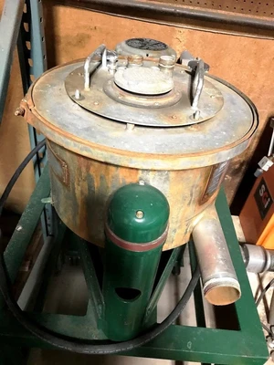 Tolhurst 12 x 6 perforate basket centrifuge, SS.