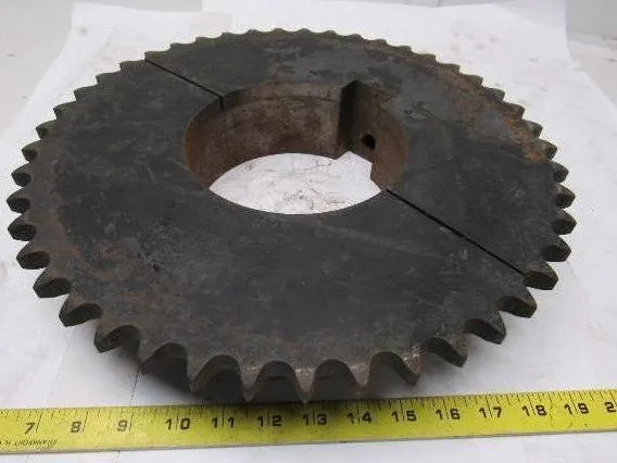 Martin 80B45S #80 Single Row Split Sprocket  6-1/8" Keyed Bore 45 Tooth