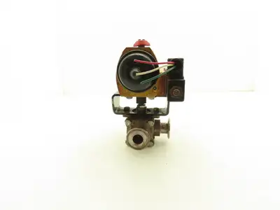 Hytork PBM-1" Stainless 3-Way Valve Tri-Clamp Pneumatic Actuator Genesis GSI 34B