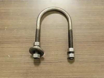 U-bolt Round Bend 2.5 in. Width x 4.5 in. Leg Length (Bag of 24)
