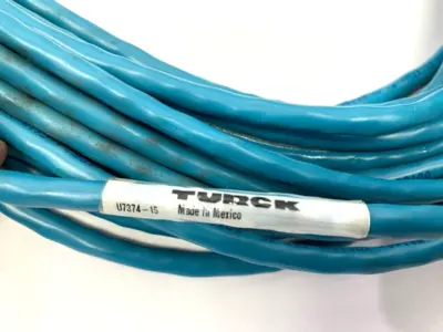 Used TURCK INDUSTRIAL ETHERNET CABLE MALE TO MALE U7374-15 Cable & Wire | Maverick Industrial Sales #1101045