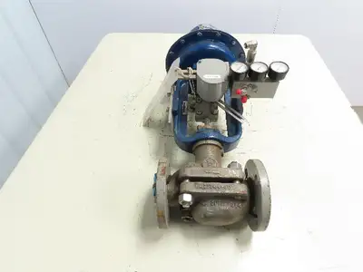 Dezurik DL-40-R-C-B6 Pneumatic Diaphragm Stainless Valve 1-1/2" Flanged SS CF8M