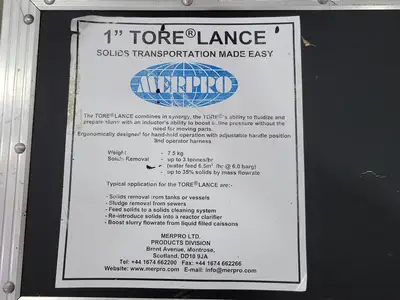 1" Tore Lance