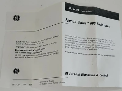 NEW GE 080HEG14