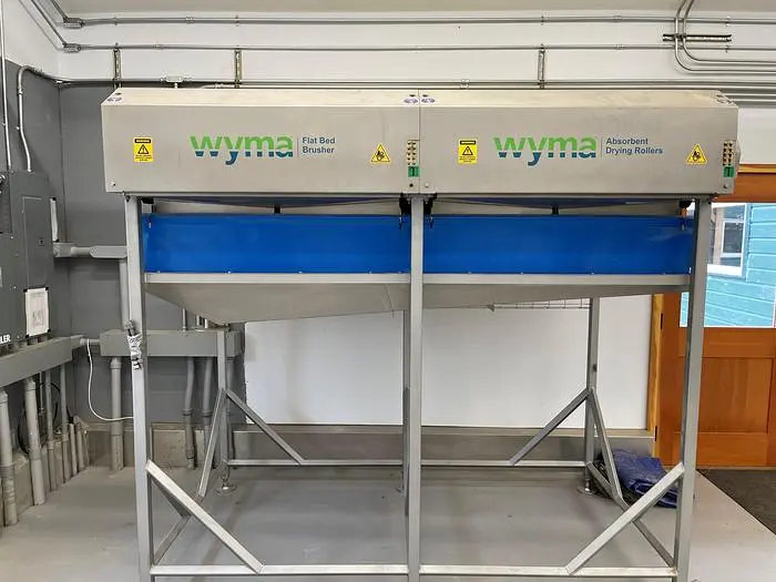Used 2019 WYMA SOLUTIONS FLAT BED BRUSHER HWX060.01 Food Washing Ohio US | Regal Equipment Inc #219202