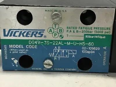 USED VICKERS DG4V-3S-22AL-M-U-H5-60