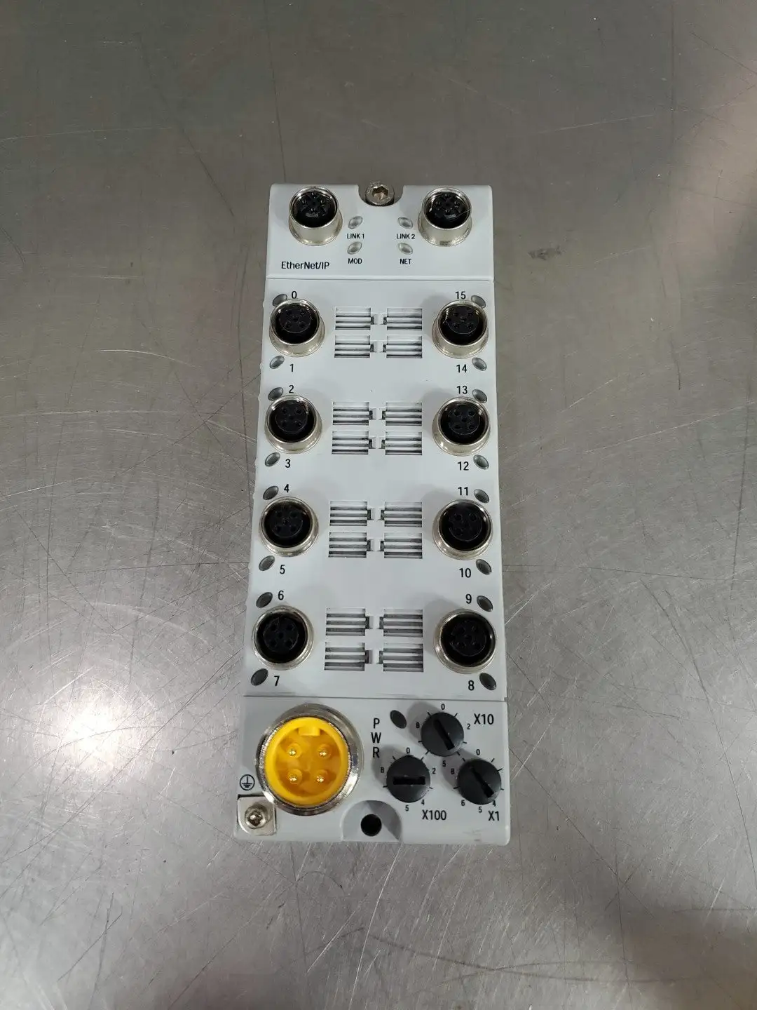 USED Allen-Bradley 1732E-16CFGM12R Ser A ArmorBlock Connector Module