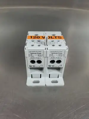 GE CU9AL Power Distribution Block, 1500V, 175A, 2Phase. 4D-33