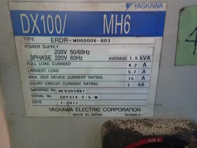 Used 2011 YASKAWA ELECTRIC MH6 Robots Ohio US | HGR 24 #887321
