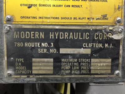 USED MODERN MODERN 1R PRESS