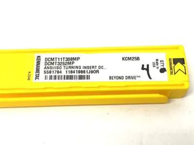 New | in-Stock Kennametal Screw-On Positive Inserts DCMT11T308MP Indexable Insert Michigan US | Maverick Industrial Sales #1402158