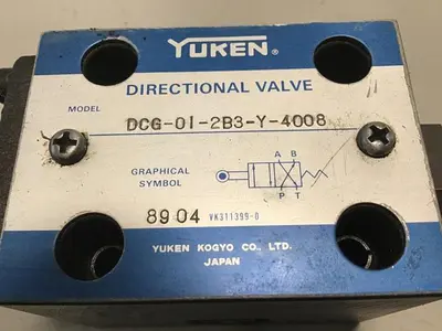Used YUKEN DCG-01-2B3-Y-4008 Valves/Fittings Michigan US | Ideal Machinery #1311472