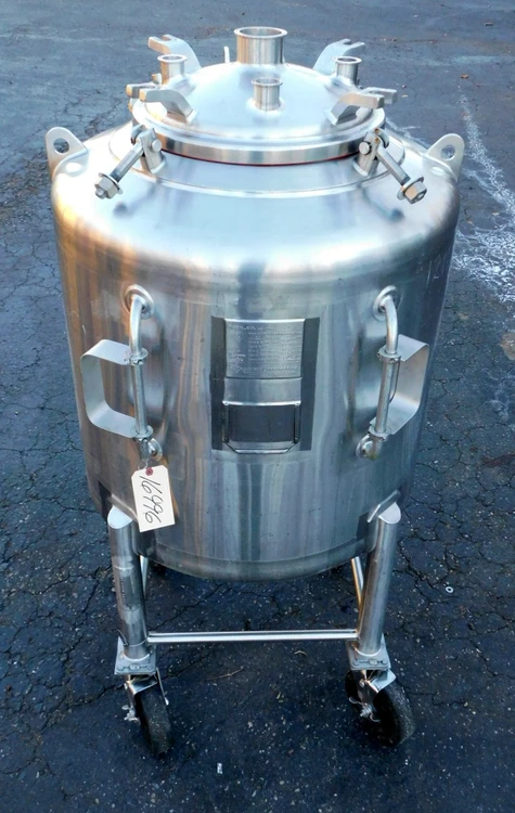 Used LETSCH PRESSURE TANK 75 GALLON Stainless Steel Tanks New Jersey US | Champion Trading Corporation #424640