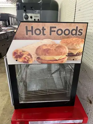 Used Wisco Used Wisco 123 Heated Countertop Display Case Merchandiser - 120V 480W Countertop Display Warmers Illinois US | Falcon Restaurant Supply #1375127