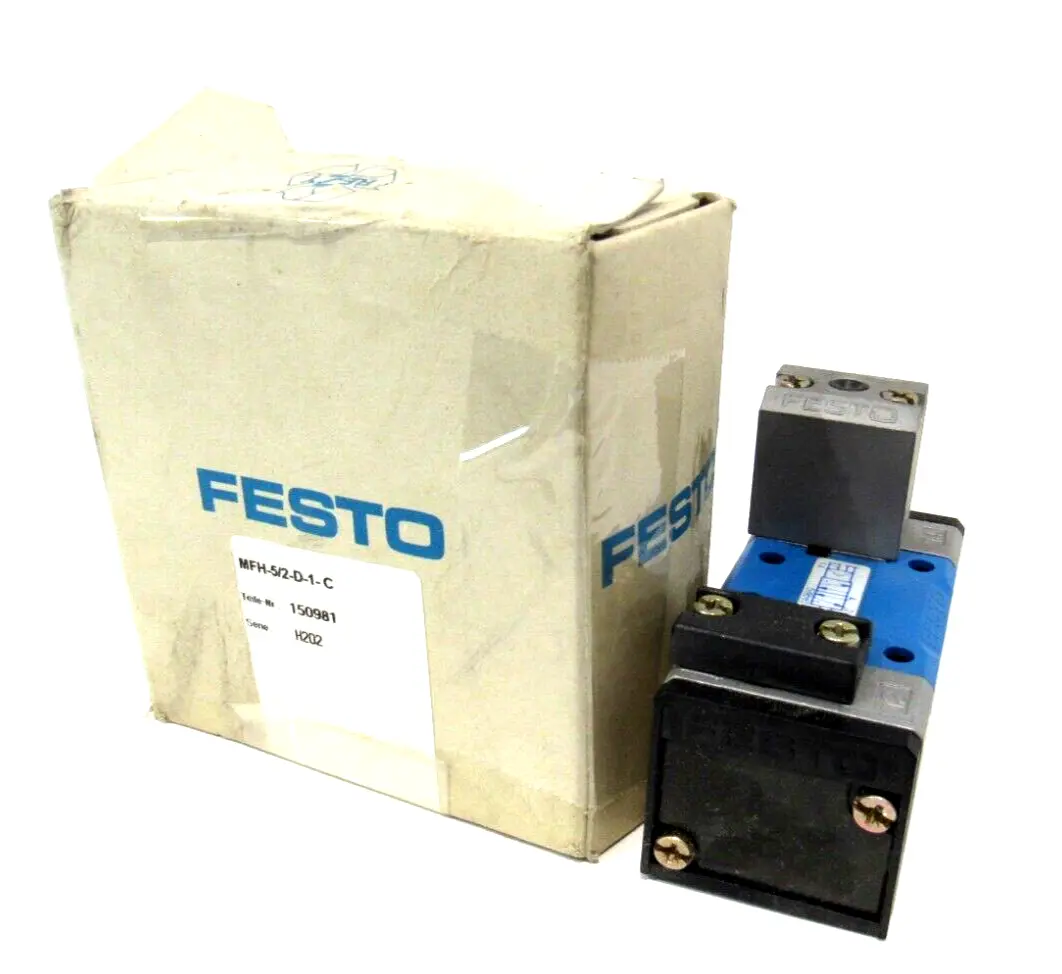 NEW FESTO MFH-5/2-D-1-C SOLENOID VALVE MFH52D1C
