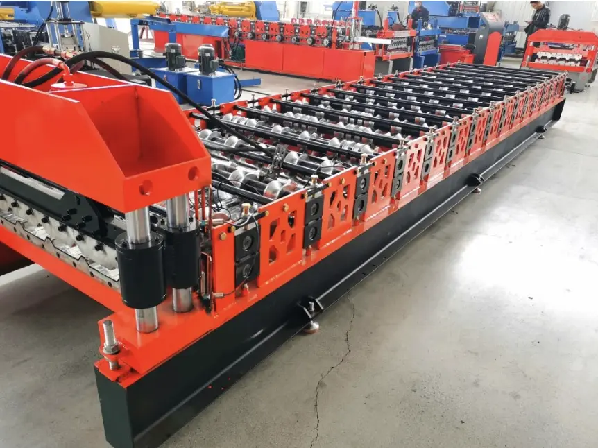 Zinc Roof Sheet Roll Forming Machine in Niger