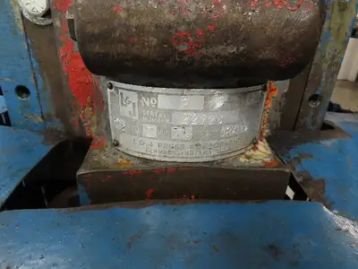 L & J No 2 Mechanical Punch Press OBI 18 Ton 2.5" Stroke 18x11.5" Bed 6.5 Throat